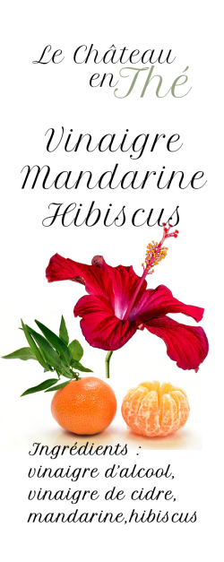 Mandarin Hibiscus Vinegar