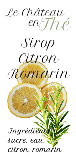 Sirop Citron Romarin