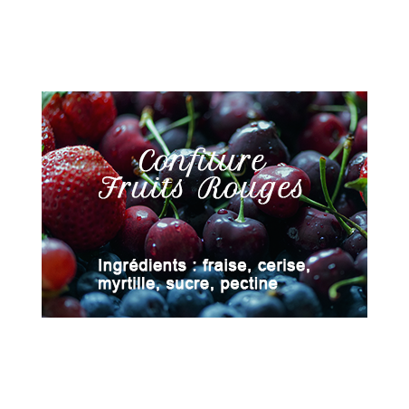 Confiture Fruits Rouges