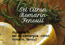 Lemon, Rosemary and Fennel Salt