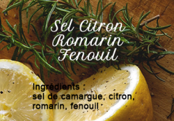 Sel Citron, Romarin et Fenouil