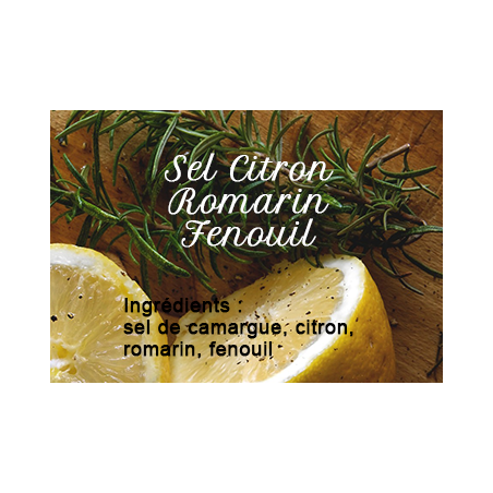 Lemon, Rosemary and Fennel Salt