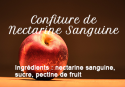 Confiture de Nectarine Sanguine