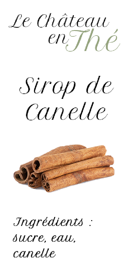 Sirop de cannelle