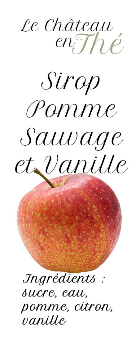 Sirop Pomme sauvage et Vanille