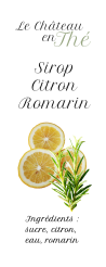 Lemon Rosemary Syrup