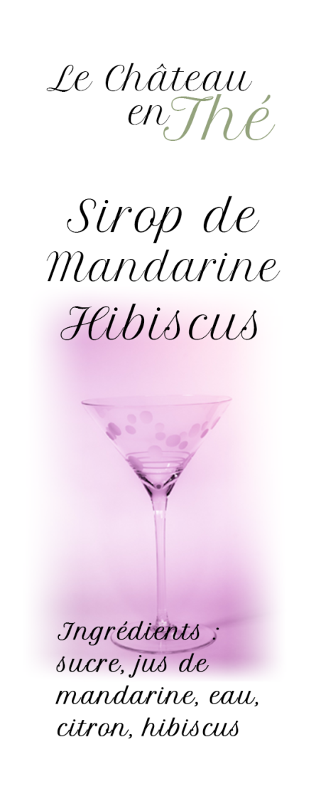 Sirop de Mandarine Hibiscus