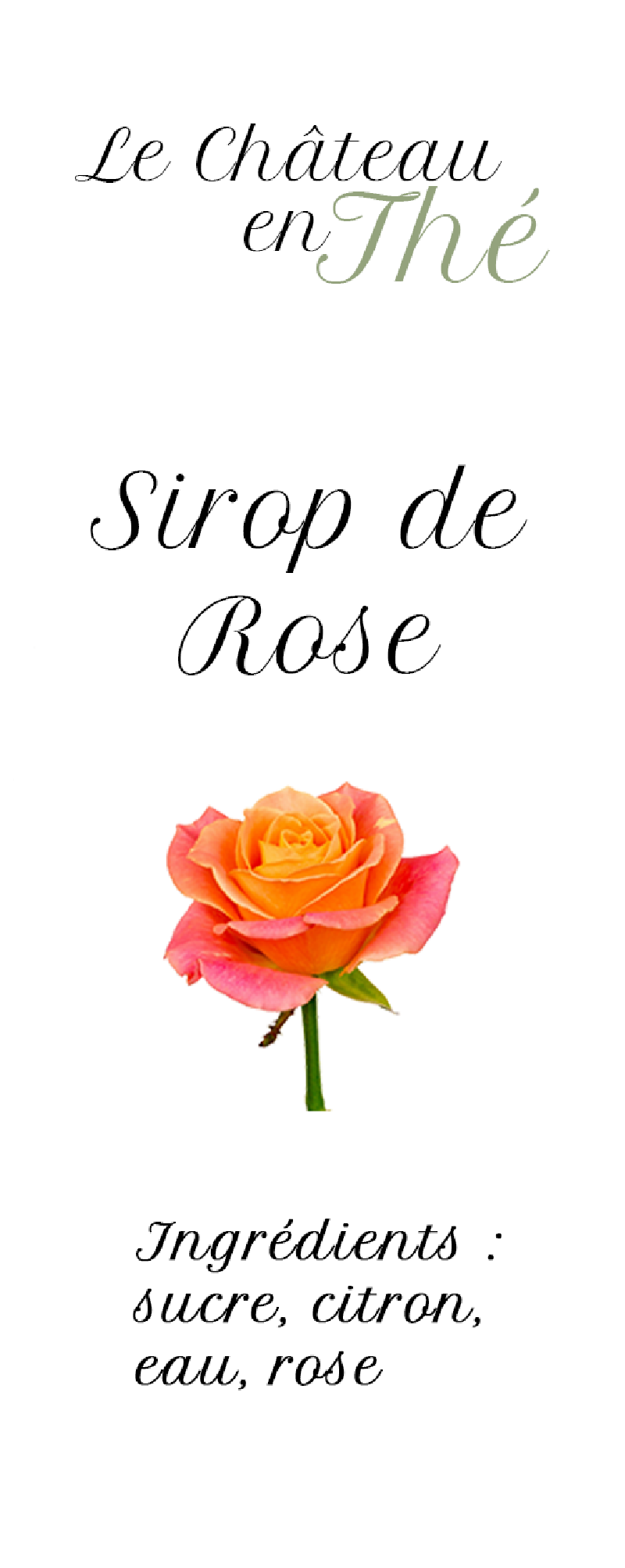 Sirop de Rose