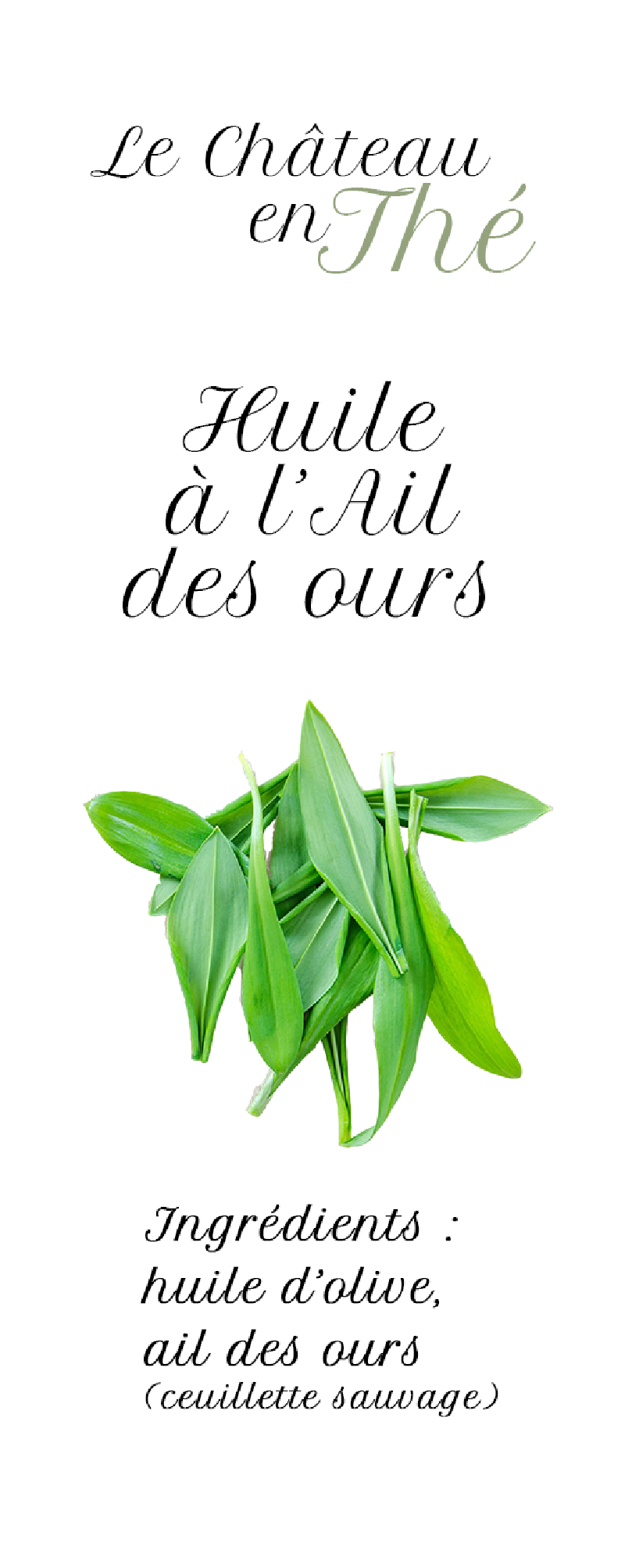 Wild Garlic Olive Oil