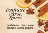 Confiture Citron Epices