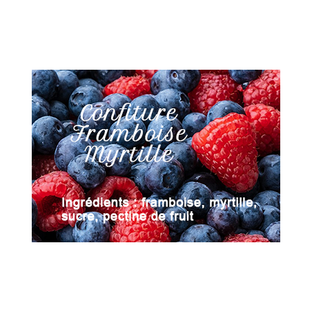 Confiture Framboise Myrtille