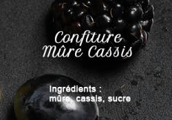 Confiture Mûre Cassis